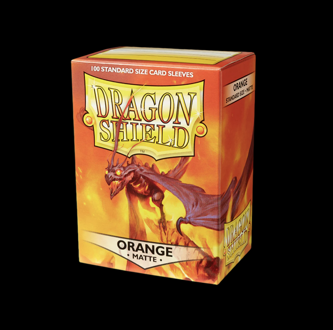 Test ES - Dragon Shield Sleeve Matte - Orange Matte