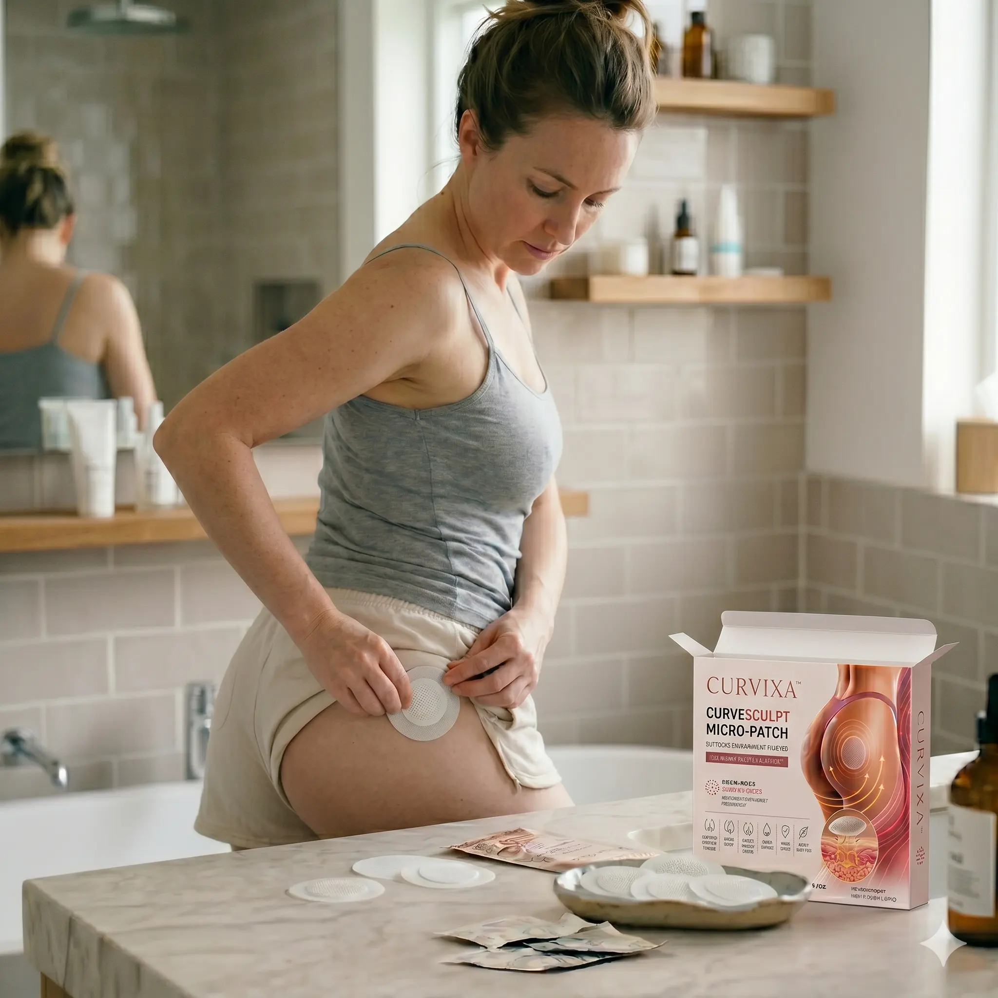 Curvixa™ PRO CurveSculpt Micro-Patch ✦ Sculpt • Firm • Smooth Lower Body Curves ✦ Micro-Needle Infusion System