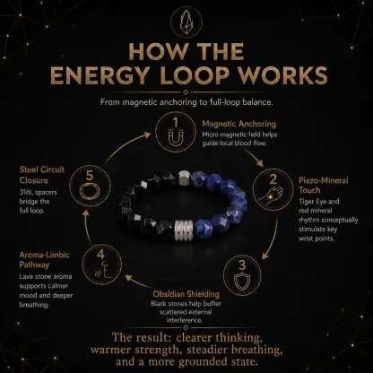 VITALGROUND™ Men’s Focus & Balance Bracelet