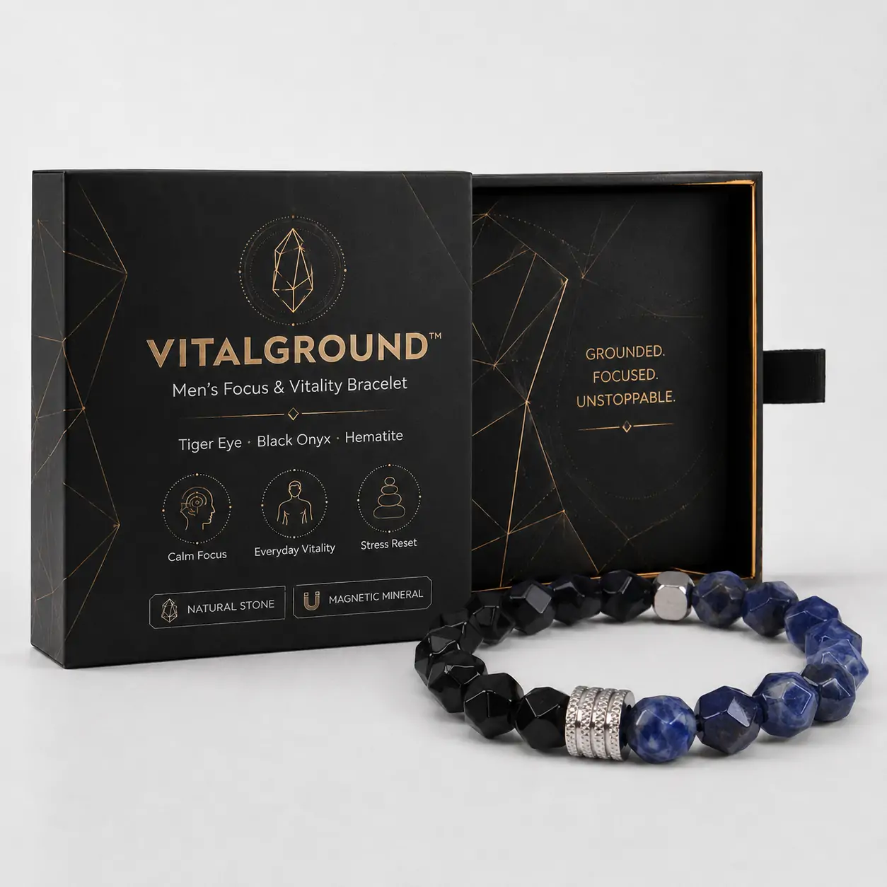 VITALGROUND™ Men’s Focus & Balance Bracelet