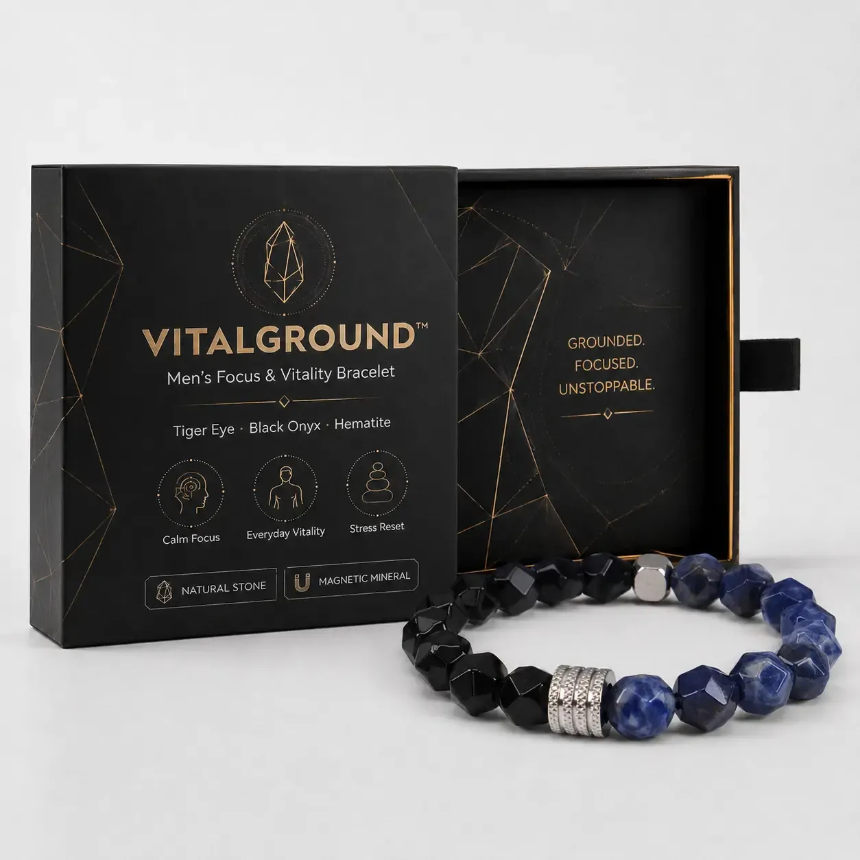VITALGROUND™ Men’s Focus & Balance Bracelet
