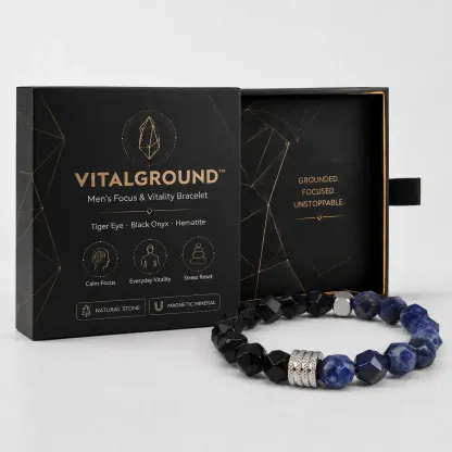 VITALGROUND™ Men’s Focus & Balance Bracelet