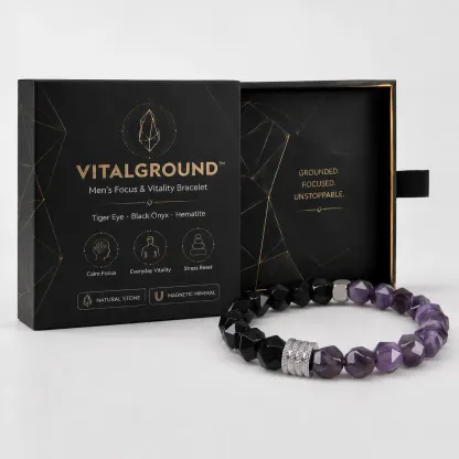 VITALGROUND™ Men’s Focus & Balance Bracelet