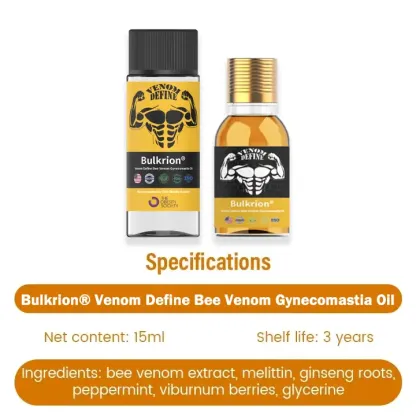 Bulkrion® Venom Define Bee Venom Gynecomastia Oil