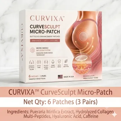 Curvixa™ PRO CurveSculpt Micro-Patch ✦ Sculpt • Firm • Smooth Lower Body Curves ✦ Micro-Needle Infusion System