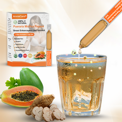 AnnieCare® Pueraria Mirifica Papaya Breast Enhancement Oral Solution📈（𝑭𝒖𝒍𝒍𝒆𝒓 𝑩𝒓𝒆𝒂𝒔𝒕𝒔 - 𝑩𝒐𝒐𝒔𝒕𝒔 𝑭𝒂𝒕 𝑴𝒆𝒕𝒂𝒃𝒐𝒍𝒊𝒔𝒎 - 𝑹𝒆𝒔𝒕𝒐𝒓𝒆𝒔 𝑺𝒌𝒊𝒏 𝑬𝒍𝒂𝒔𝒕𝒊𝒄𝒊𝒕𝒚）