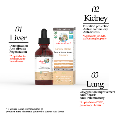 AnnieCare® Natural Herbal Visceral Health Restoration Tincture-𝐏𝐨𝐰𝐞𝐫𝐟𝐮𝐥 𝐕𝐢𝐬𝐜𝐞𝐫𝐚𝐥 𝐒𝐮𝐩𝐩𝐨𝐫𝐭-𝐃𝐞𝐭𝐨𝐱 & 𝐑𝐞𝐩𝐚𝐢𝐫-𝐋𝐨𝐰𝐞𝐫 𝐁𝐥𝐨𝐨𝐝 𝐒𝐮𝐠𝐚𝐫 & 𝐋𝐢𝐩𝐢𝐝𝐬-𝐇𝐢𝐠𝐡-𝐄𝐟𝐟𝐢𝐜𝐢𝐞𝐧𝐜