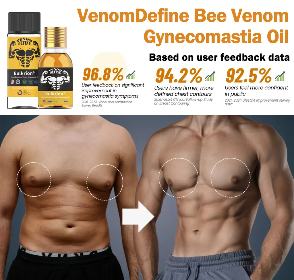 Bulkrion® Venom Define Bee Venom Gynecomastia Oil