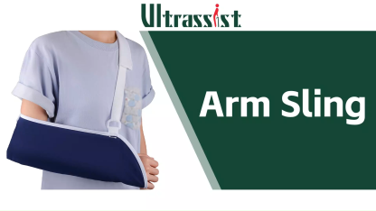 Ultrassist Comfortable Arm Sling for Broken Wrist & Arm, Large & Small