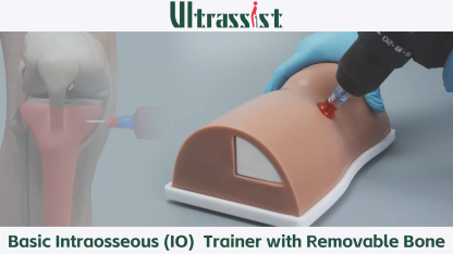 Tibia Intraosseous(IO) Task Trainer with Removable Bone