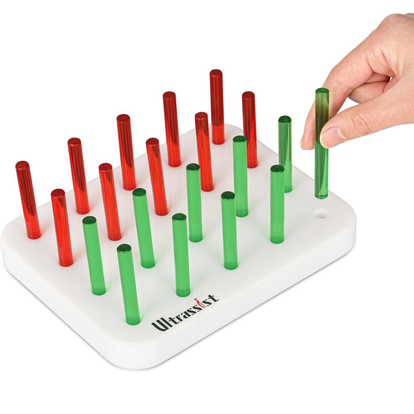 Ultrassist 20 Hole Acrylic Pegboard for Occupational Therapy