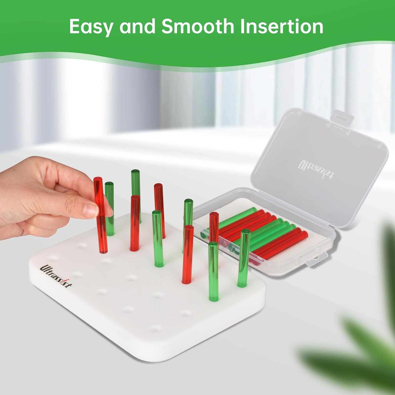 Ultrassist 20 Hole Acrylic Pegboard for Occupational Therapy