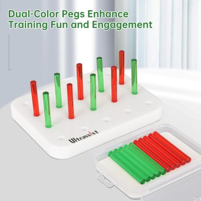 Ultrassist 20 Hole Acrylic Pegboard for Occupational Therapy