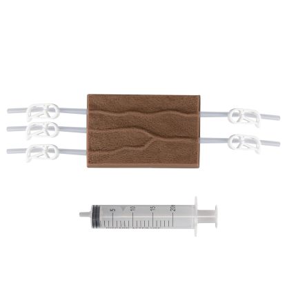 Ultrassist IV Insertion/Injection Training Pad with Simulated Dermatoglyph and Raised Veins, 2 Skin Tones