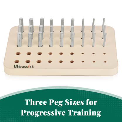 45-Hole Wooden Pegboard for Progressive Hand Therapy Training