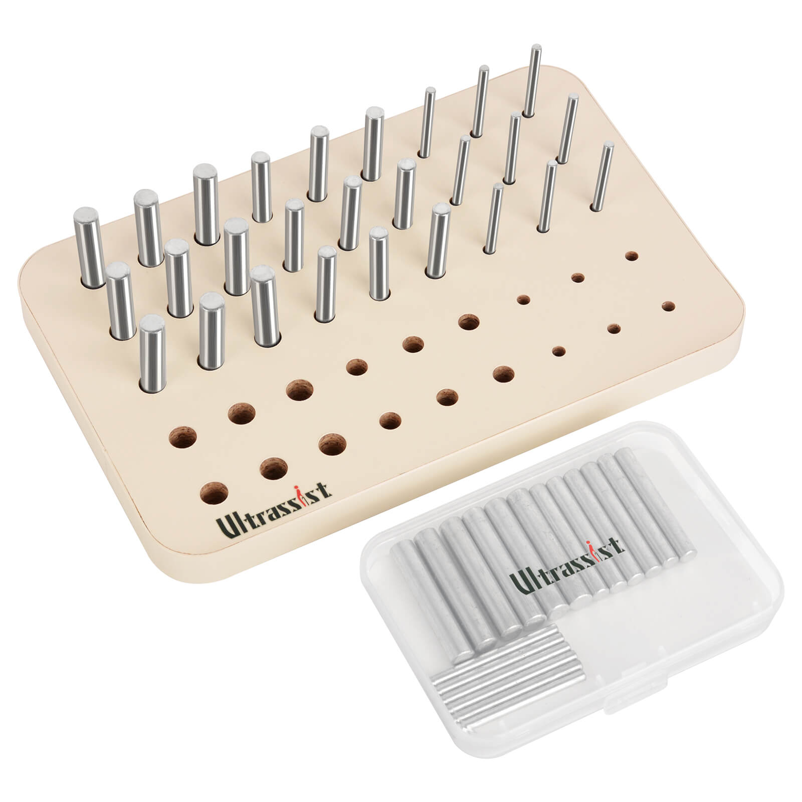 45-Hole Wooden Pegboard for Progressive Hand Therapy Training