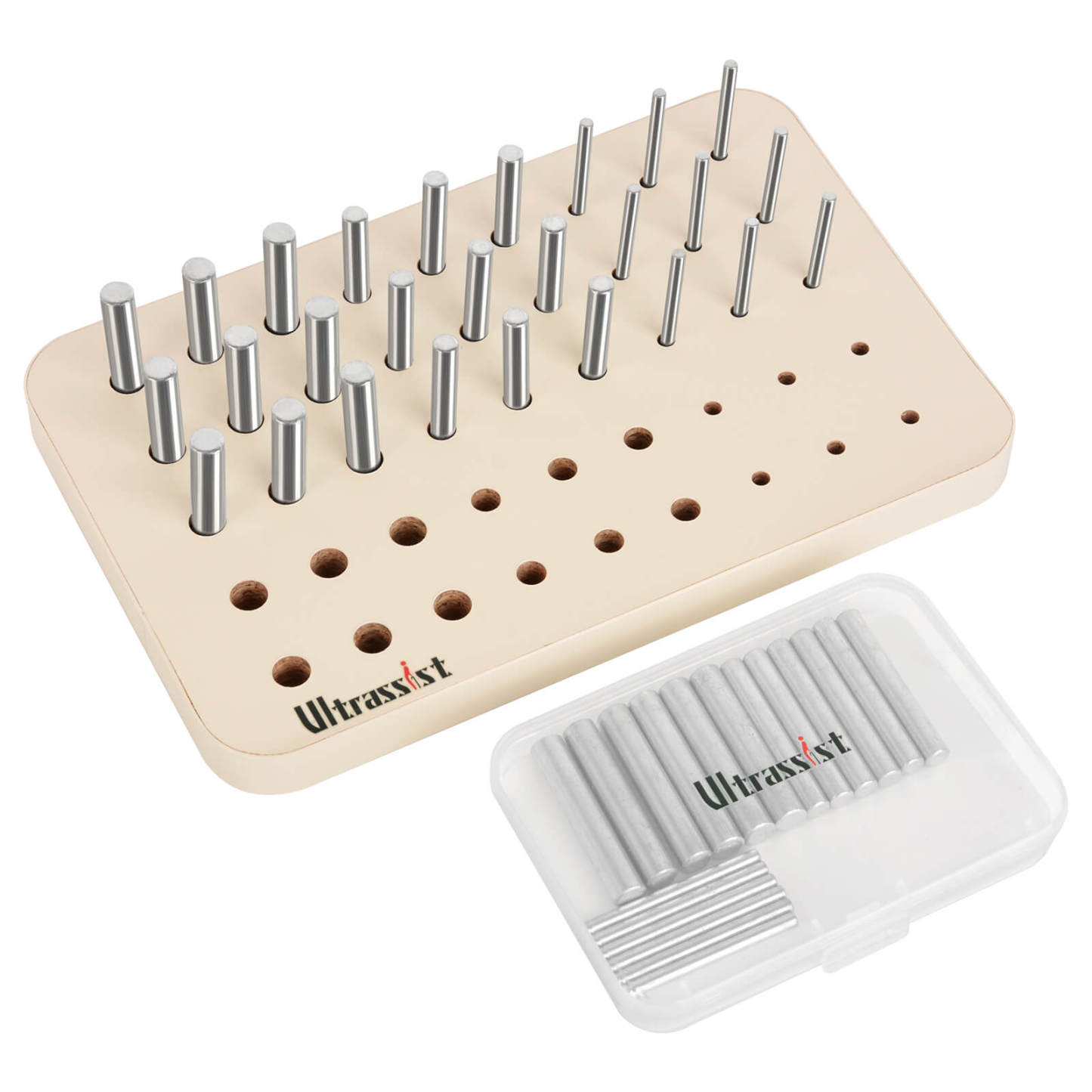 45-Hole Wooden Pegboard for Progressive Hand Therapy Training
