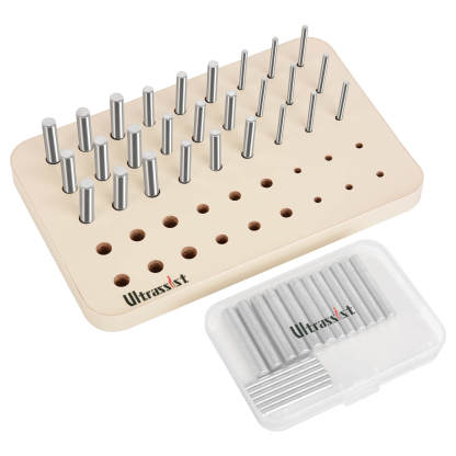 45-Hole Wooden Pegboard for Progressive Hand Therapy Training