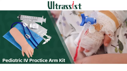 Ultrassist Pediatric IV & Phlebotomy Practice Arm Kit for Neonatal IV Training