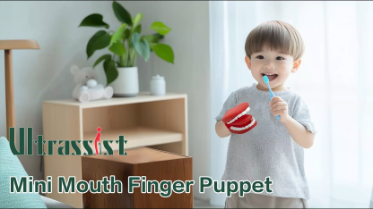 Mini Mouth Finger Puppet with Tongue for Kids Speech Therapy