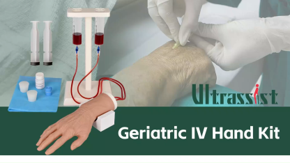 Geriatric IV Training Hand Kit for Vein Insertion Exercises