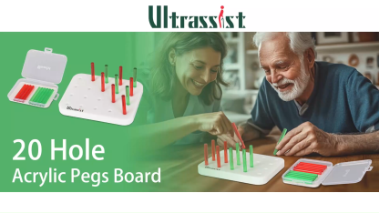 Ultrassist 20 Hole Acrylic Pegboard for Occupational Therapy