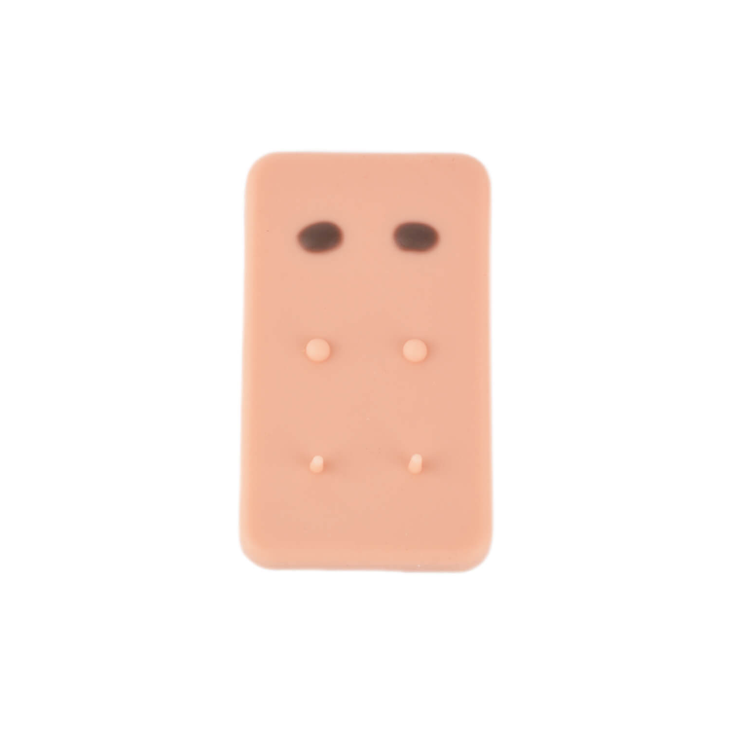 Dermatology mole removal training module with 6 simulated lesions