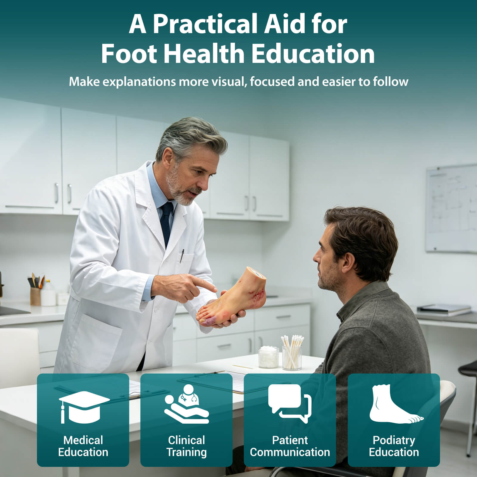 Foot Pathology Model with Common Foot Conditions