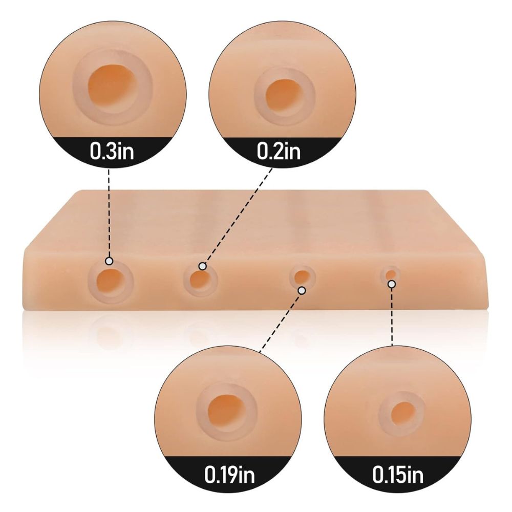 IV Injection Practice Pad with 4 Veins and Simulated Dermatoglyph