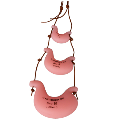 Ultrassist Breastfeeding Baby Belly Beads Stomach Shape Necklace