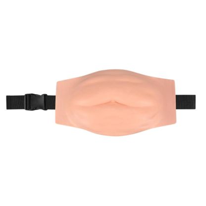 Advanced Abdominal Injection Belly Simulator with Skin-Fold, 3 Skin Tones