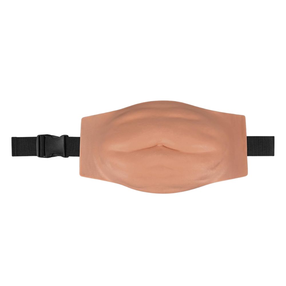 Advanced Abdominal Injection Belly Simulator with Skin-Fold, 3 Skin Tones