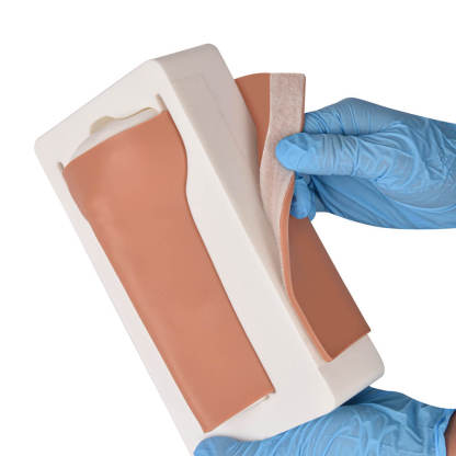 EZ-IO Tibial Intraosseous (IO) Training Bones with Velcro Skin Pad
