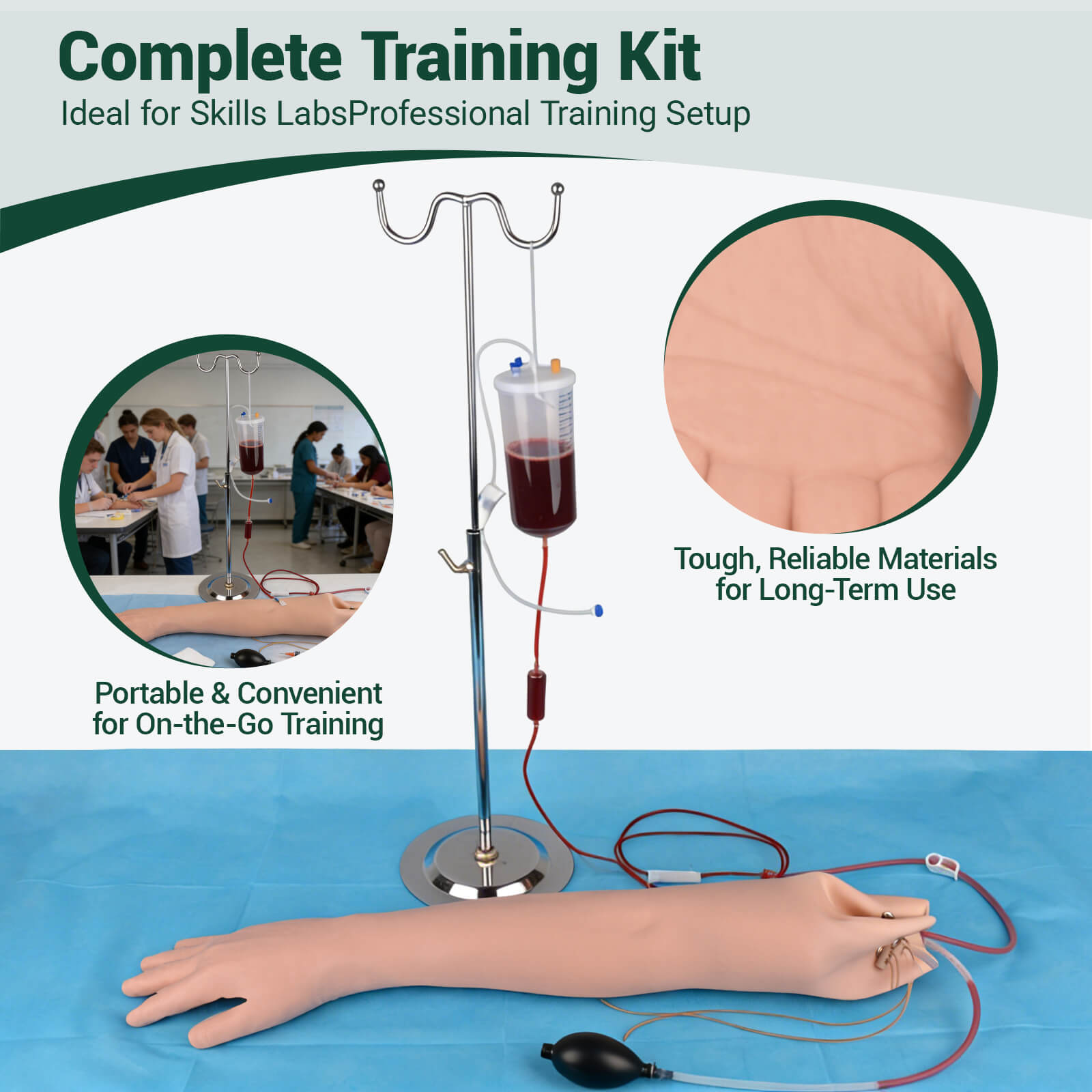 Radial & Ulnar Artery Puncture Training Arm