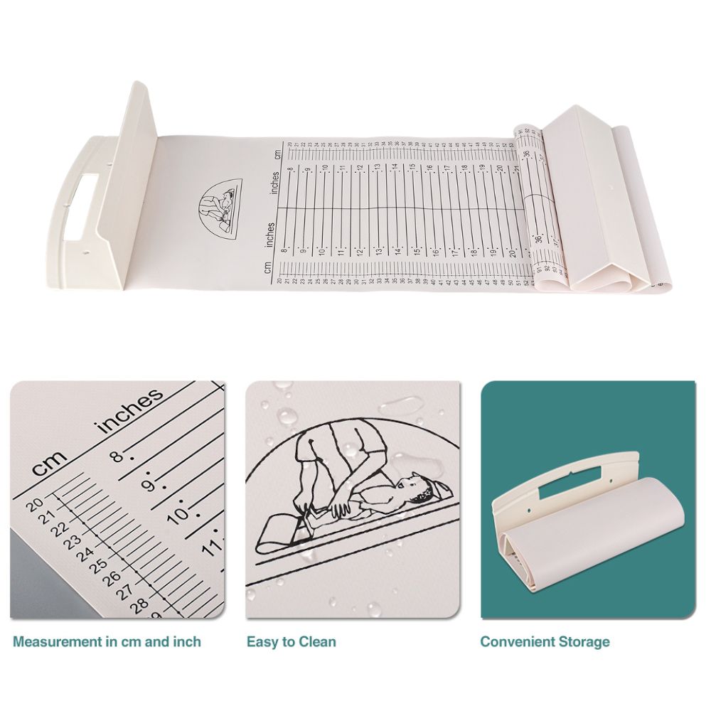 Infants Height Ruler Safe Measuring Mat Skin Friendly Height Ruler For Newborns Toddlers | UK