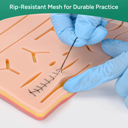 Ultrassist Beginner Suture Kit with Silicone Stitching Pad for Medical & Vet Students