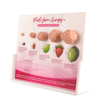 Breast Lump Display for BSE Awareness and Education