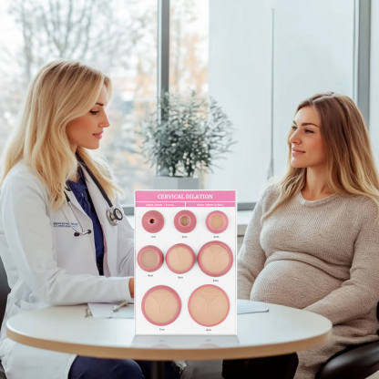 Cervical Dilation Models Set of 8 (A4 Base)