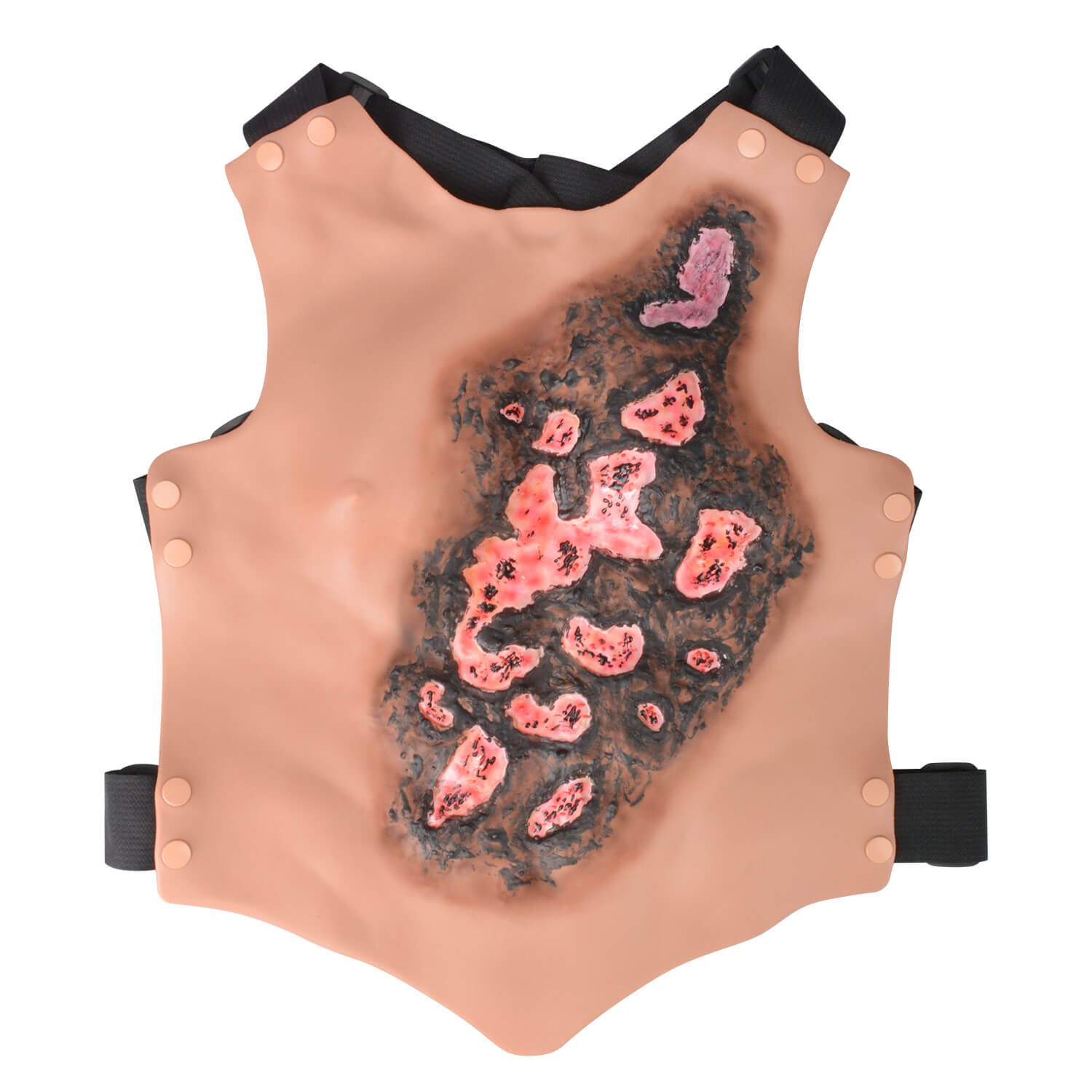 Wearable Chest & Abdominal Burn Trauma Trainer