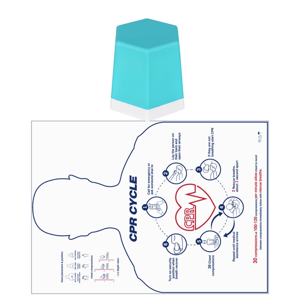 Ultrassist CPR Training Model with Sound Feedback – Heart & Hexagon Shapes