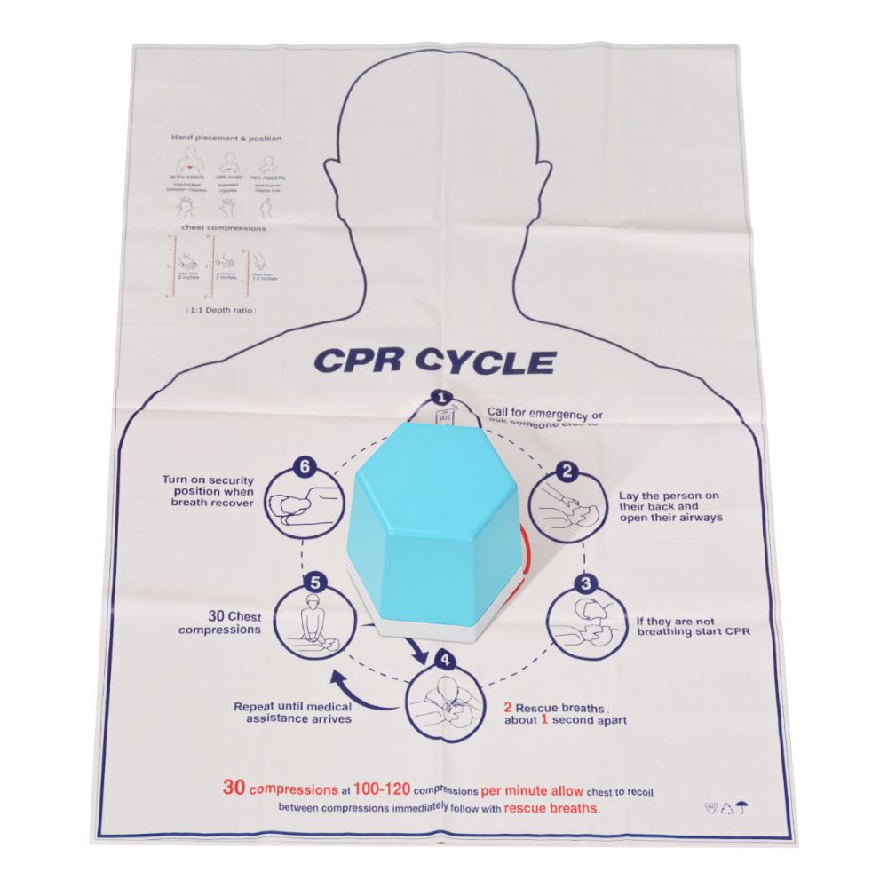 Ultrassist CPR Training Model with Sound Feedback – Heart & Hexagon Shapes