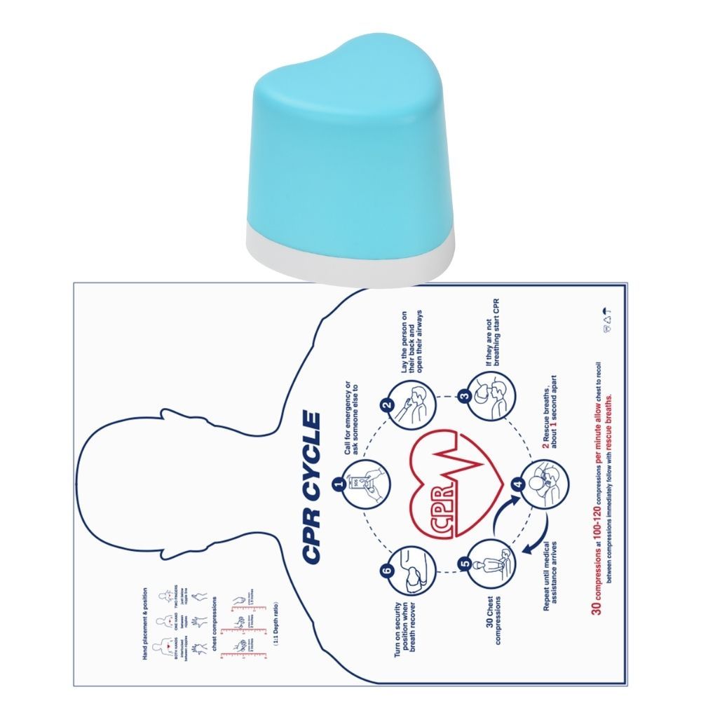 Ultrassist CPR Training Model with Sound Feedback – Heart & Hexagon Shapes