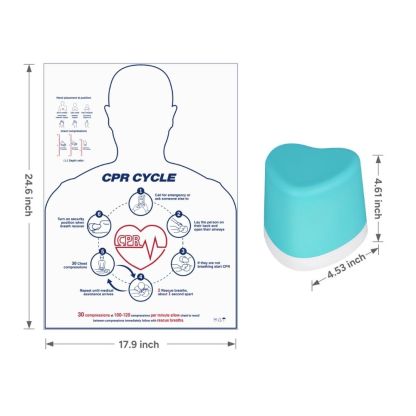 Ultrassist CPR Training Model with Sound Feedback – Heart & Hexagon Shapes
