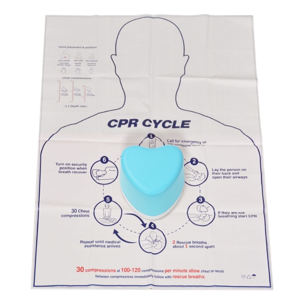 Ultrassist CPR Training Model with Sound Feedback – Heart & Hexagon Shapes