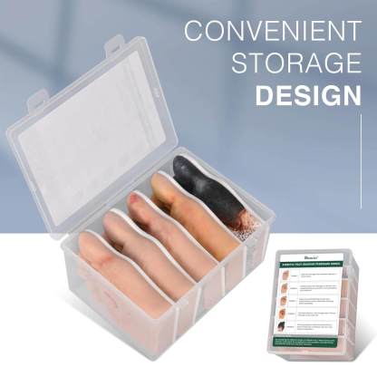 Ultrassist Diabetic Foot Ulcer Grading Model Set - 5 Stages Diabetes Complication Simulator