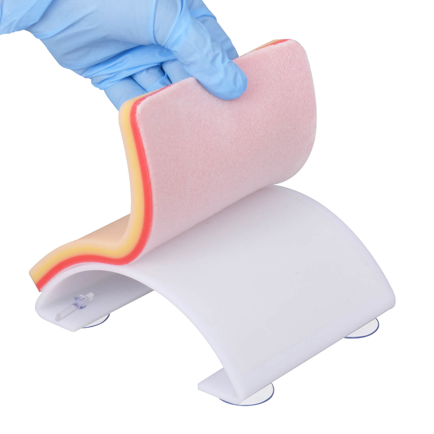 Ultrassist DIY Incision & Deep Suture Training Pad with Arched Acrylic Base