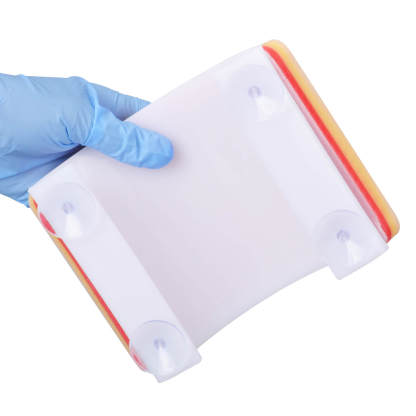 Ultrassist DIY Incision & Deep Suture Training Pad with Arched Acrylic Base