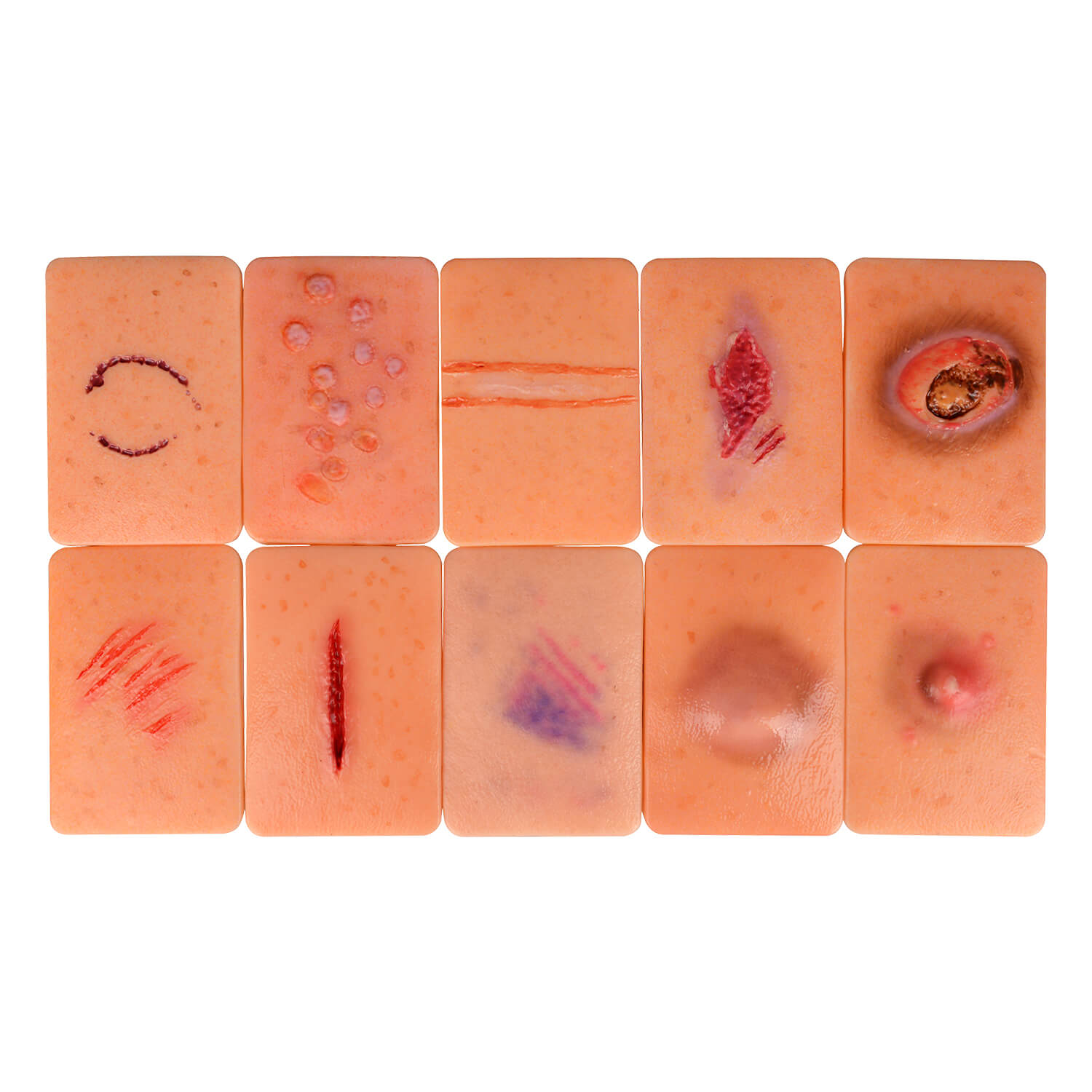 10-Piece Wound & Injury Simulation Kit