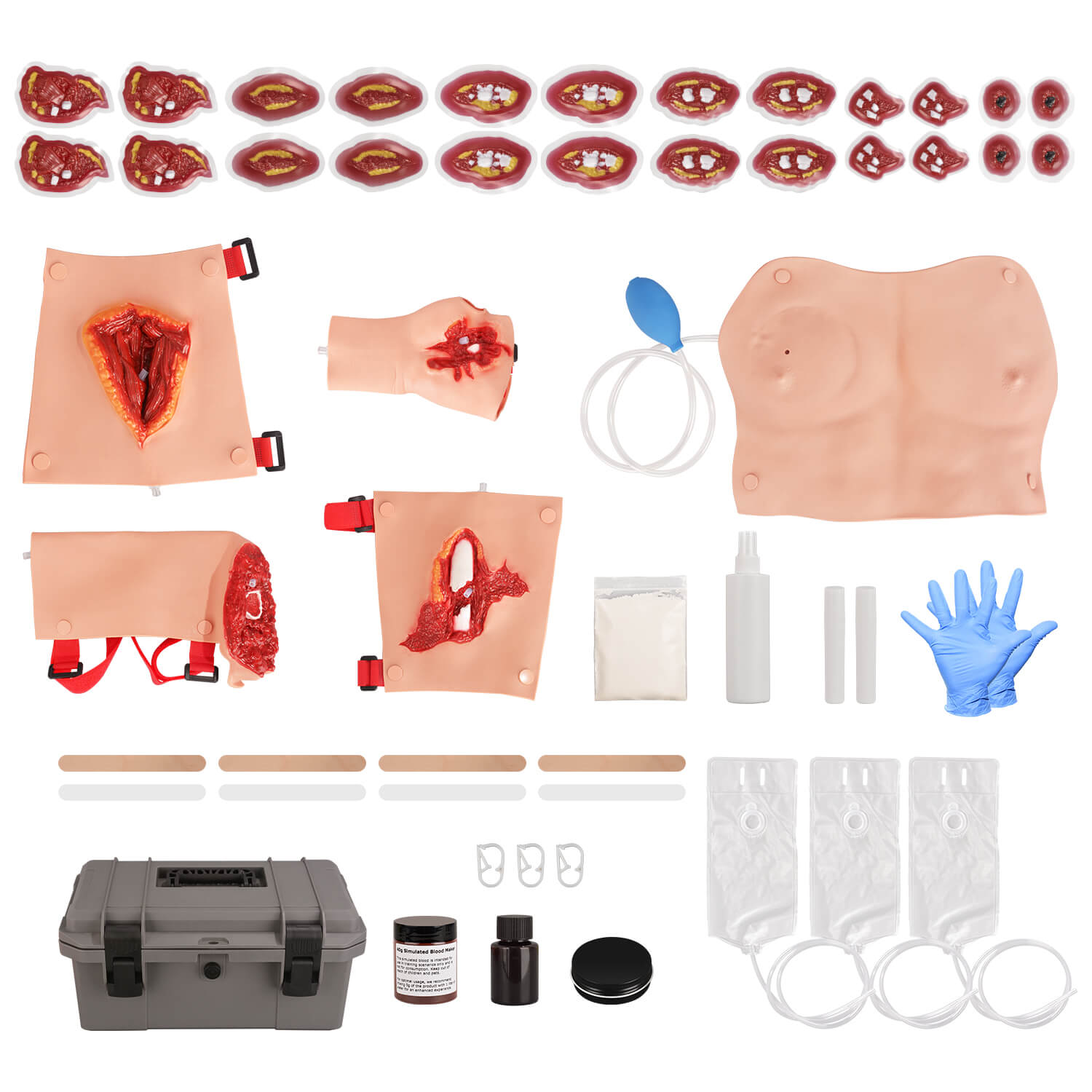 EMT Military Casualty Simulation Kit Contents