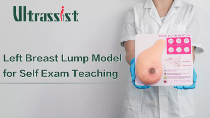 Deluxe BSE Self Breast Examination Practice and Teaching Model, Left
